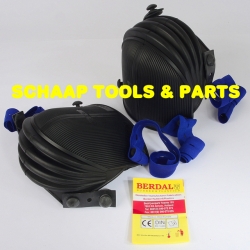 Kniebeschermers Berdal harmonica kort model met 4 vouwen | 13NR